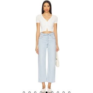 Levi's Ribcage Straight Jeans in Light Wash